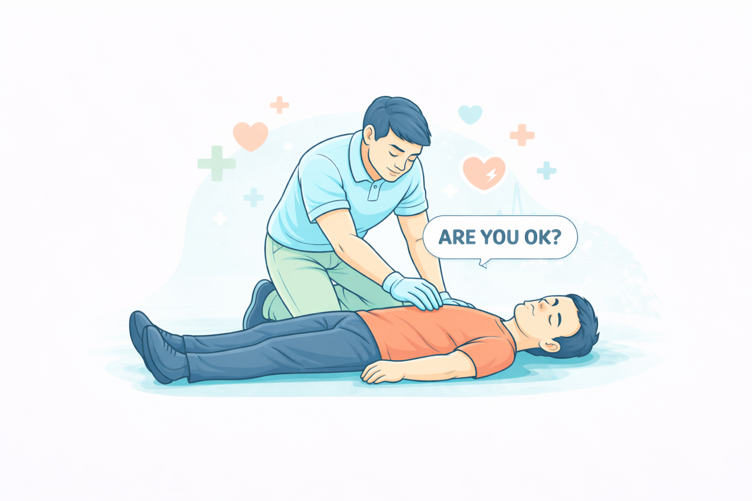 Adult CPR illustration